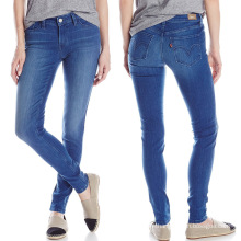 Factory Wholesale Denim Jeans Ladies Skinny Cotton Jeans